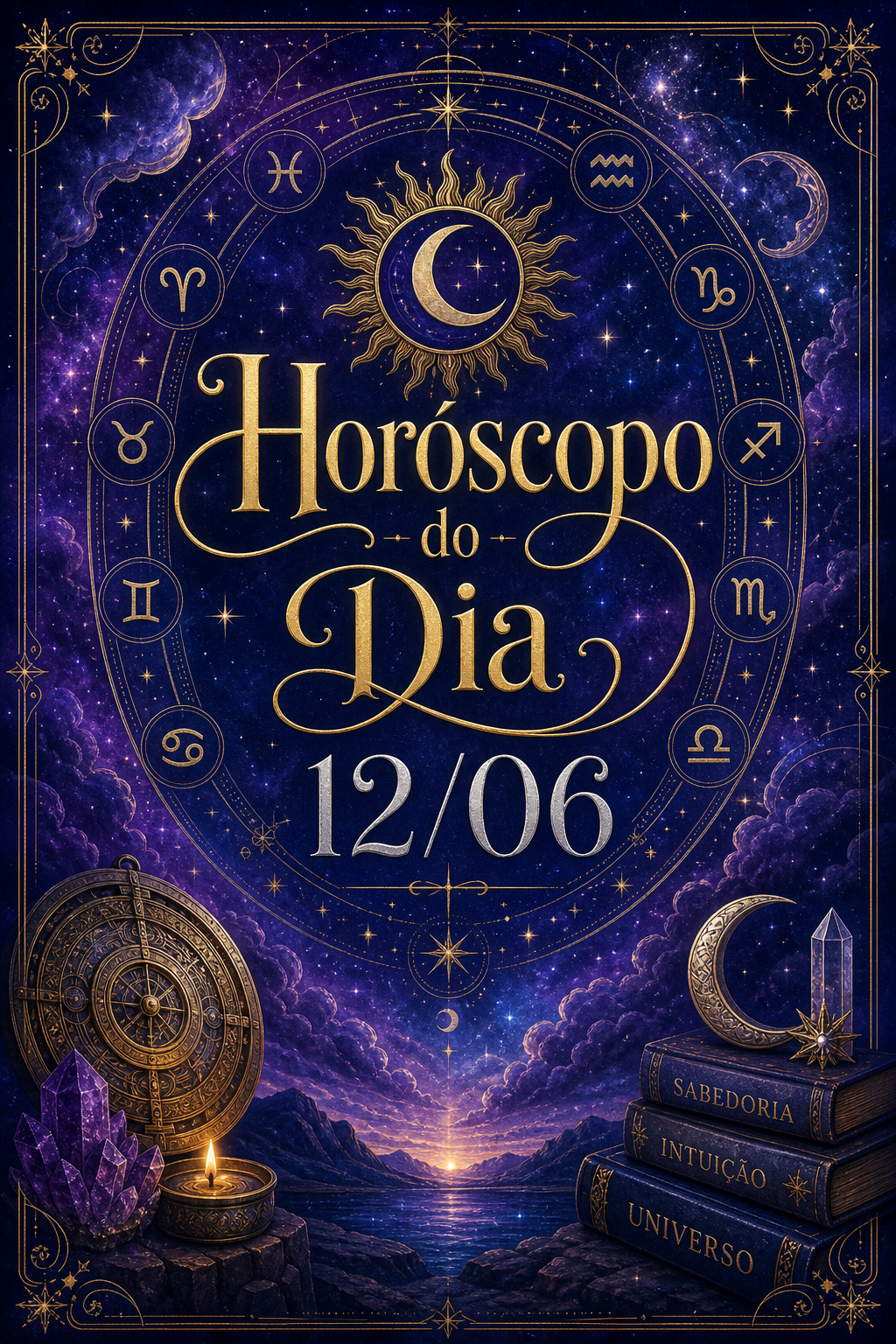 Imagem mística Horóscopo do Dia 12/06