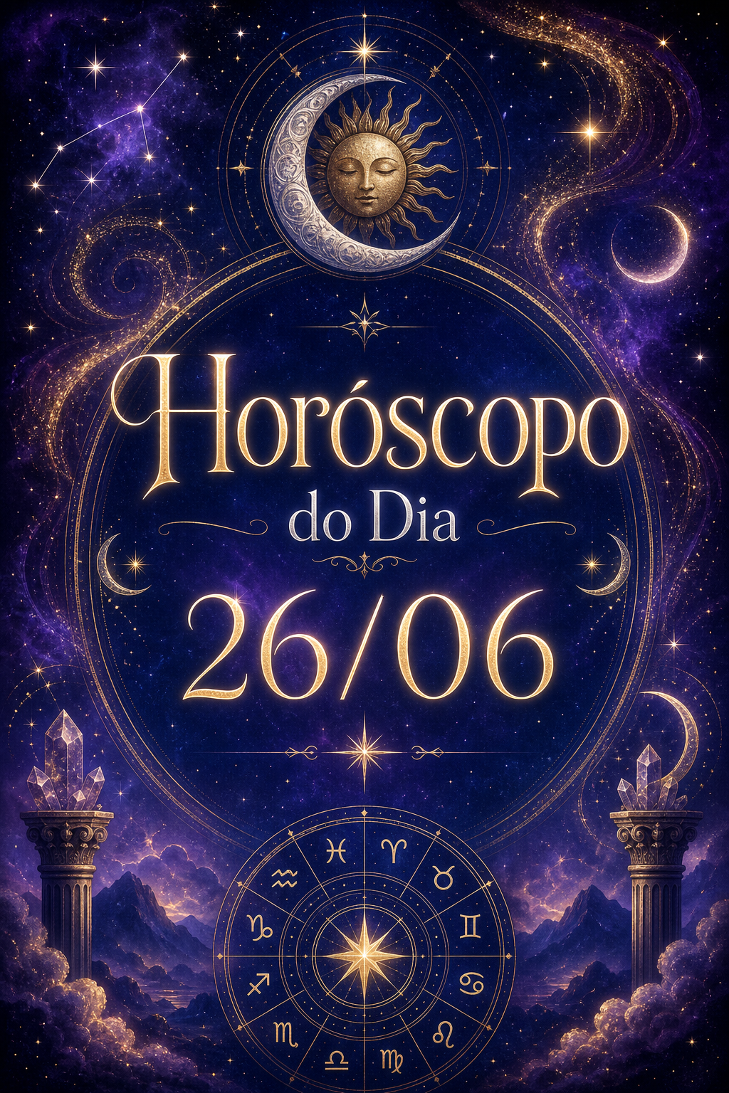 Horóscopo do Dia 26/06 - Estética Mística