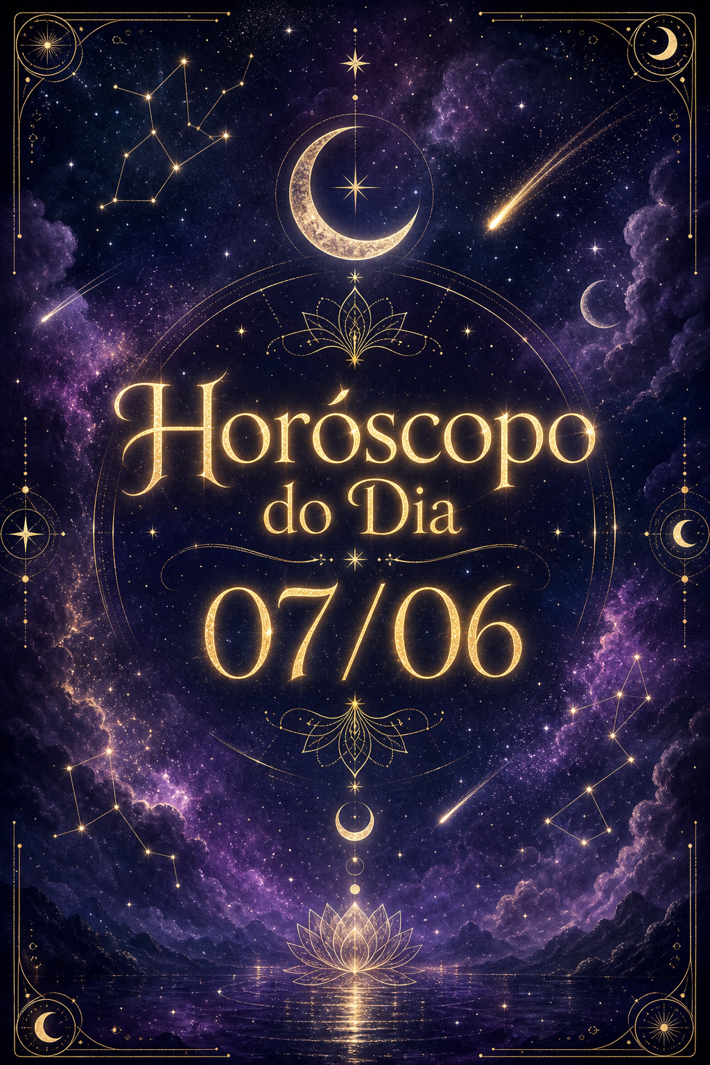 Horóscopo do Dia 07/06 - Estética Mística Zen