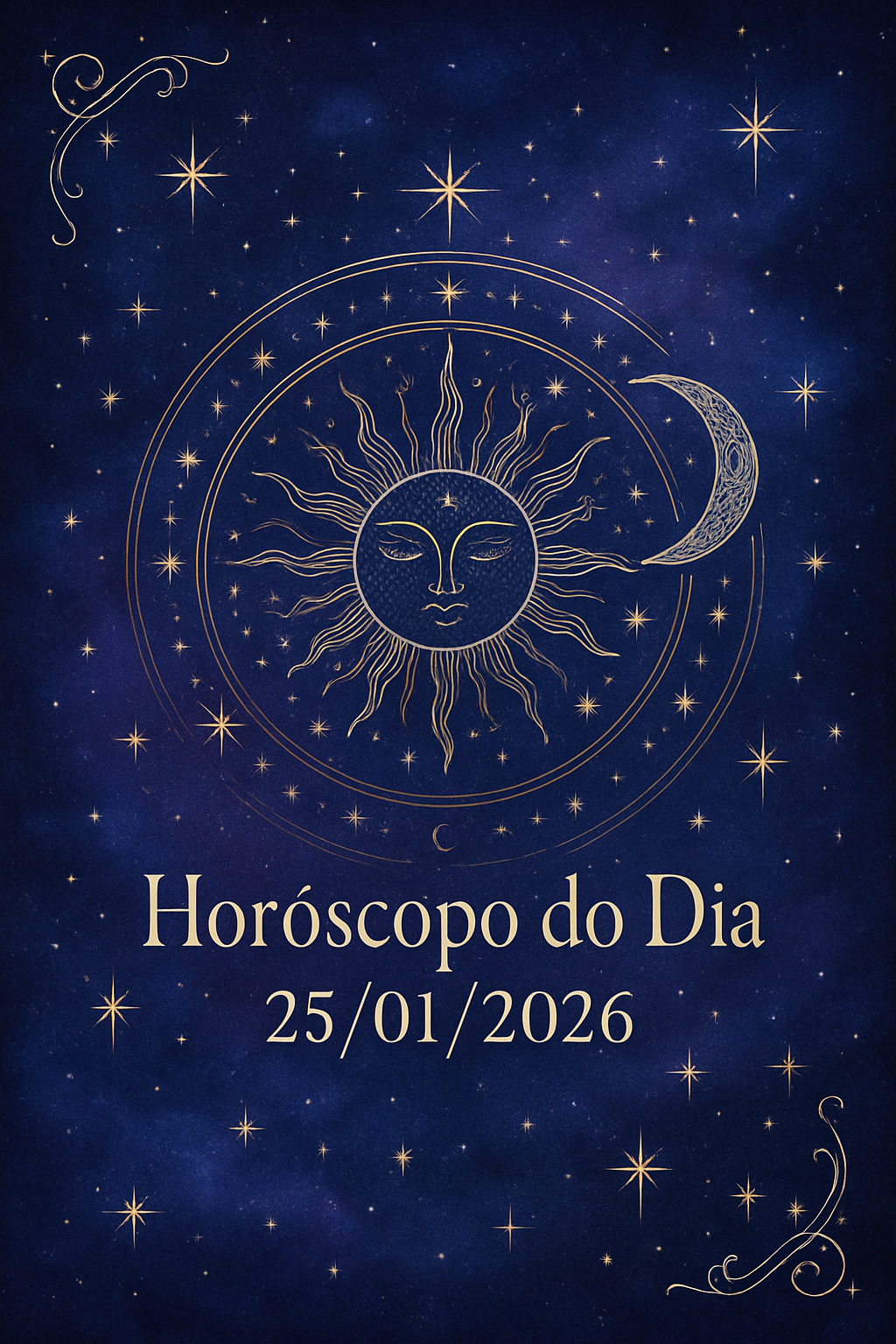 Horóscopo do Dia 25/01/2026 - Místico e Cósmico
