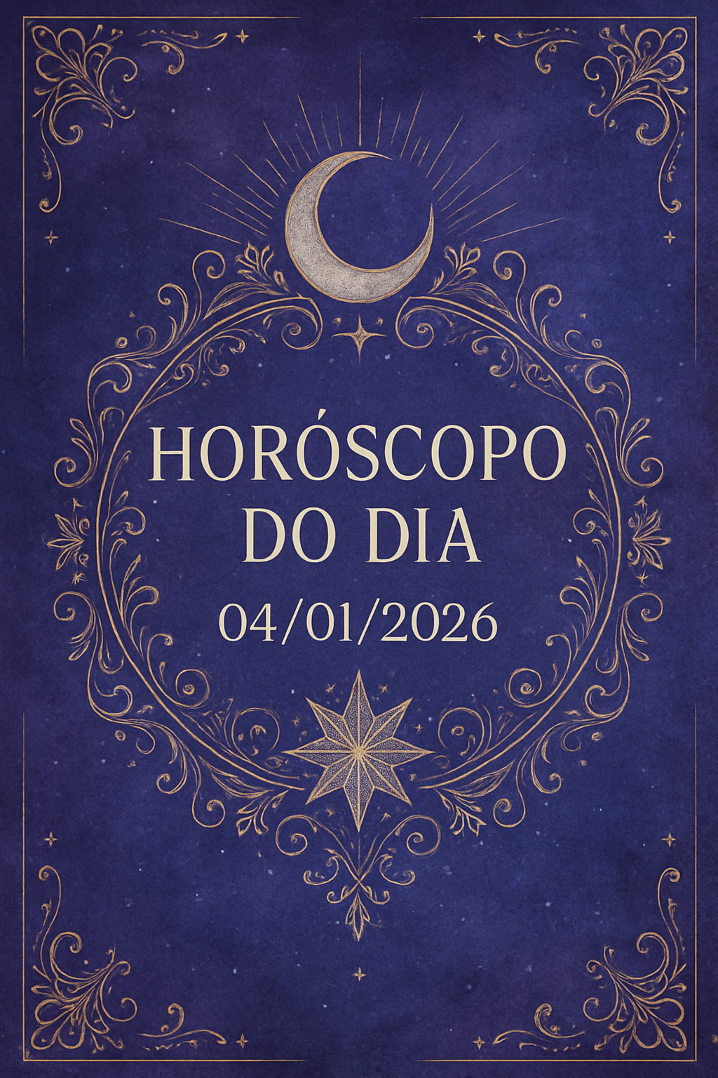 Horóscopo do Dia 04/01/2026